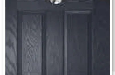 Anthracite grey woodgrain door colour finish