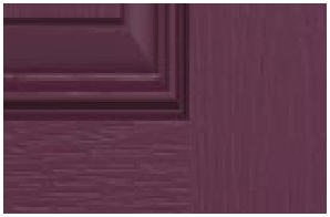 Aubergine door colour swatch