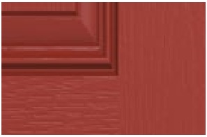 Red door colour swatch