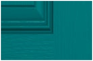 Teal door colour swatch