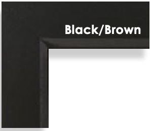 Black/Brown frame colour